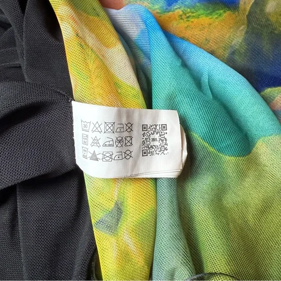 Zara Multicolor Strapless Dress - Picture 8 of 8